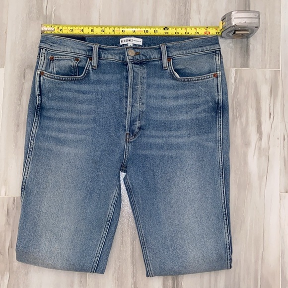 RE/DONE Originals 2019 Skinny Leg Ankle, Raw Hem, 33x30, NWOT, $279 MSRP - Picture 5 of 12